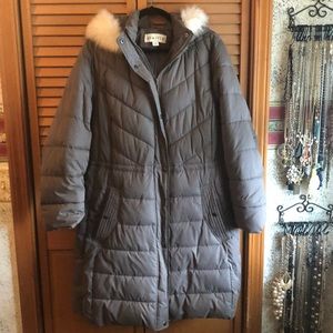 Ava & Viv Winter Jacket Gray Size 1X